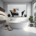Load image into Gallery viewer, Custom Dog ArtCustom Dog in Bathtub Art | Pet Portrait