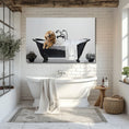 Load image into Gallery viewer, Custom Dog ArtCustom Dog in Bathtub Art | Pet Portrait