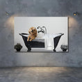 Load image into Gallery viewer, Custom Dog ArtCustom Dog in Bathtub Art | Pet Portrait