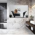 Load image into Gallery viewer, Custom Dog ArtCustom Dog in Bathtub Art | Pet Portrait