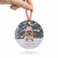 Load image into Gallery viewer, Custom Dog ArtCustom Dog Memorial Ornament | Personalized Portrait From Your Photo | Pet Loss Tribute Keepsake