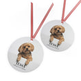 Load image into Gallery viewer, Custom Dog ArtCustom Dog Memorial Photo Ornament | Personalized Dog Loss Gift Keepsake