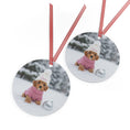 Load image into Gallery viewer, Custom Dog ArtCustom Dog Photo Ornament | Personalized Pet Memorial Gift | Christmas Ornament with Dog’s Picture and Name | Pet Keepsake