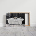 Load image into Gallery viewer, Custom Dog ArtCustom Dog Portrait of 2 Dogs in Bathtub | Pet Portrait Photo | Custom Dog Art Print | Dog in Bathtub Art | Custom Dog Gifts for Pet Lovers