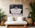 Load image into Gallery viewer, Custom Dog ArtCustom Dog Portrait of 2 Dogs in Bathtub | Pet Portrait Photo | Custom Dog Art Print | Dog in Bathtub Art | Custom Dog Gifts for Pet Lovers