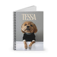 Load image into Gallery viewer, Custom Dog ArtCustom Dog Portrait Spiral Notebook