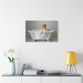 Load image into Gallery viewer, Custom Dog ArtCustom Golden Retriever Dog in Bathtub Art - Perfect Gift for Golden Retriever Moms