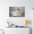 Load image into Gallery viewer, Custom Dog ArtCustom Golden Retriever Dog in Bathtub Art - Perfect Gift for Golden Retriever Moms
