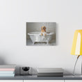 Load image into Gallery viewer, Custom Dog ArtCustom Golden Retriever Dog in Bathtub Art - Perfect Gift for Golden Retriever Moms