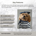 Load image into Gallery viewer, Custom Dog ArtCustom Parisian Dog Portrait - Personalized Pet Art in Elegant Beret