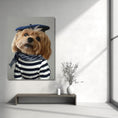 Load image into Gallery viewer, Custom Dog ArtCustom Parisian Dog Portrait - Personalized Pet Art in Elegant Beret