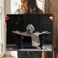 Load image into Gallery viewer, Custom Dog ArtCustom Pet Portriat featuring your Pet in a Dog Bubble Bath Canvas – Adorable Personalized Pet Art
