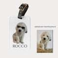 Load image into Gallery viewer, Custom Dog ArtDog Portrait Luggage Tag, Personalize with Photo and Name