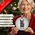 Load image into Gallery viewer, Custom Dog ArtFrench Bulldog Christmas Ornament | Personalized