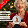 Load image into Gallery viewer, Custom Dog ArtGerman Shepherd Christmas Ornament | Personalized