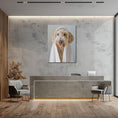 Load image into Gallery viewer, Custom Dog ArtGoldedoodle Spa Canvas Wall Art - Pampered Pup Bathroom Decor