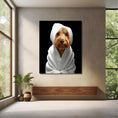 Load image into Gallery viewer, Custom Dog ArtGolden Doodle Spa Canvas Wall Art - Pampered Pup Bathroom Decor