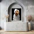 Load image into Gallery viewer, Custom Dog ArtGolden Doodle Spa Canvas Wall Art - Pampered Pup Bathroom Decor