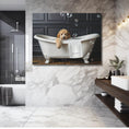 Load image into Gallery viewer, Custom Dog Art Goldendoodle Bath Art | Personalized Goldendoodle Gift | CustomDogArt.com | 2024