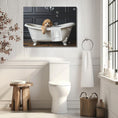 Load image into Gallery viewer, Custom Dog Art Goldendoodle Bath Art | Personalized Goldendoodle Gift | CustomDogArt.com | 2024