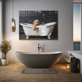 Load image into Gallery viewer, Custom Dog Art Goldendoodle Bath Art | Personalized Goldendoodle Gift | CustomDogArt.com | 2024