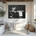 Load image into Gallery viewer, Custom Dog ArtGoldendoodle Bathtime Art Print
