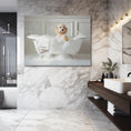 Load image into Gallery viewer, Custom Dog ArtGoldendoodle Bathtub Art - Personalized Dog Bath Art