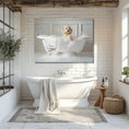 Load image into Gallery viewer, Custom Dog ArtGoldendoodle Bathtub Art - Personalized Dog Bath Art
