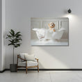 Load image into Gallery viewer, Custom Dog ArtGoldendoodle Bathtub Art - Personalized Dog Bath Art