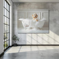Load image into Gallery viewer, Custom Dog ArtGoldendoodle Bathtub Art - Personalized Dog Bath Art