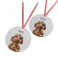 Load image into Gallery viewer, Custom Dog ArtGoldendoodle Christmas Ornament | Personalized