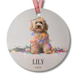 Load image into Gallery viewer, Custom Dog ArtGoldendoodle Christmas Ornament | Personalized