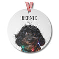 Load image into Gallery viewer, Custom Dog ArtGoldendoodle Christmas Ornament | Personalized
