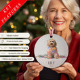 Load image into Gallery viewer, Custom Dog ArtGoldendoodle Christmas Ornament | Personalized