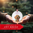 Load image into Gallery viewer, Custom Dog ArtGoldendoodle Christmas Ornament | Personalized