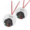 Load image into Gallery viewer, Custom Dog ArtGoldendoodle Christmas Ornament | Personalized