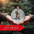 Load image into Gallery viewer, Custom Dog ArtGoldendoodle Puppy Christmas Ornament | Personalized
