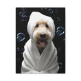 Load image into Gallery viewer, Custom Dog ArtGoldendoodle Spa Art Print – Adorable Dog Wall Decor, Bath Time Funny Dog Poster, Grooming Gift, Cute Goldendoodle Gift for Dog Lovers