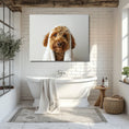 Load image into Gallery viewer, Custom Dog ArtLabradoodle Bath Art - Personalized Dog Bath Art