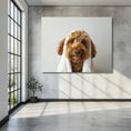 Load image into Gallery viewer, Custom Dog ArtLabradoodle Bath Art - Personalized Dog Bath Art
