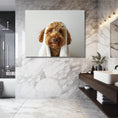 Load image into Gallery viewer, Custom Dog ArtLabradoodle Bath Art - Personalized Dog Bath Art