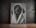 Load image into Gallery viewer, Custom Dog ArtLabradoodle Bathroom Canvas – Luxurious Bath Decor for Dog Lovers