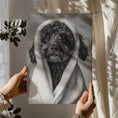Load image into Gallery viewer, Custom Dog ArtLabradoodle Bathroom Canvas – Luxurious Bath Decor for Dog Lovers