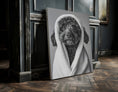 Load image into Gallery viewer, Custom Dog ArtLabradoodle Bathroom Canvas – Luxurious Bath Decor for Dog Lovers