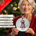 Load image into Gallery viewer, Custom Dog ArtLabradoodle Christmas Ornament | Personalized