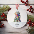 Load image into Gallery viewer, Custom Dog ArtLabradoodle Christmas Ornament | Personalized