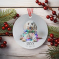 Load image into Gallery viewer, Custom Dog ArtLabradoodle Christmas Ornament | Personalized
