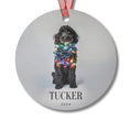Load image into Gallery viewer, Custom Dog ArtLabradoodle Christmas Ornament | Personalized