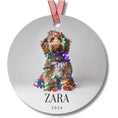 Load image into Gallery viewer, Custom Dog ArtLabradoodle Christmas Ornament | Personalized