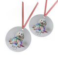 Load image into Gallery viewer, Custom Dog ArtLabradoodle Christmas Ornament | Personalized